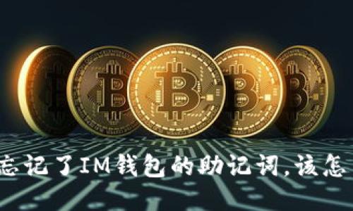 如果忘记了IM钱包的助记词，该怎么办？